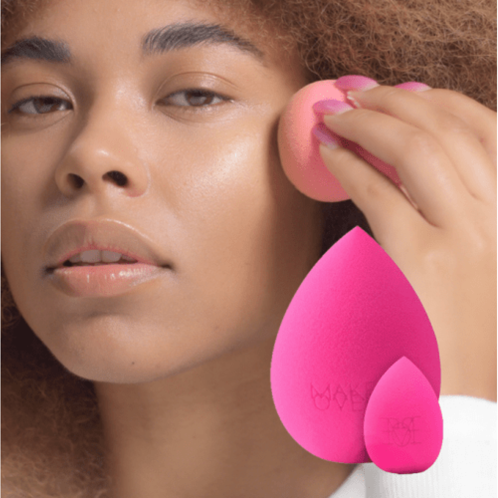 اسفنجتين دمج بحجمين من ميك اوفر22