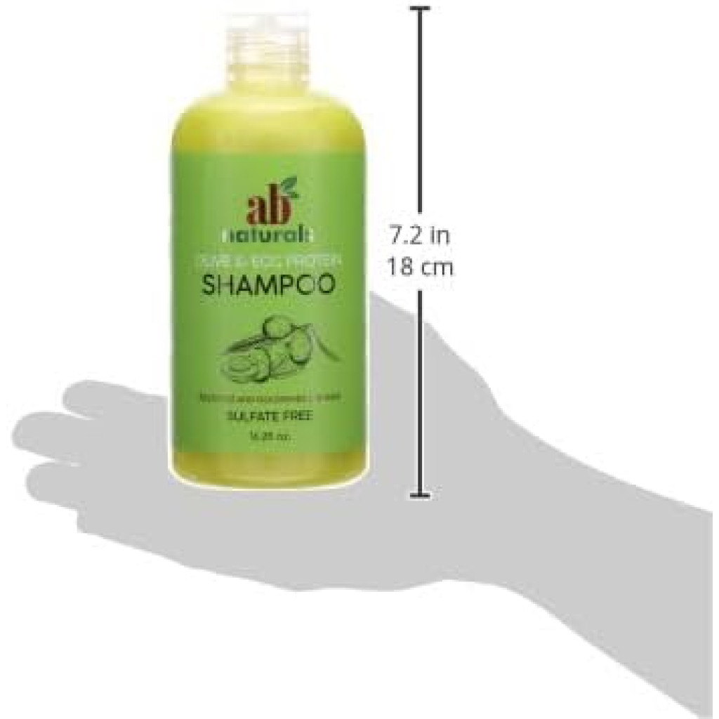 شامبو لتغذية الشعر بخلاصة بروتين البيض وزيت الزيتون من آبي ناتشورالز 479 مل