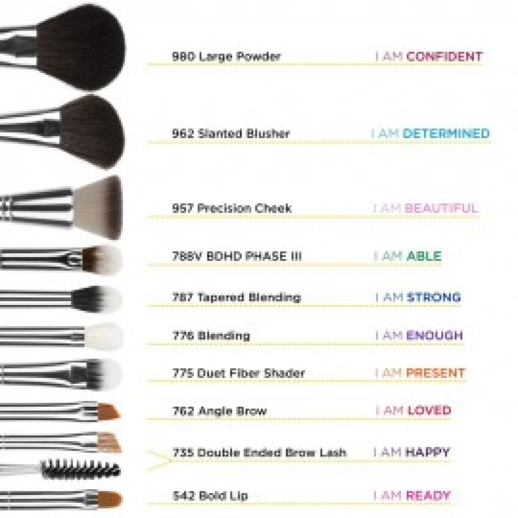 طقم فرش مكياج احترافية  من بديليوم تولز – 10 قطع