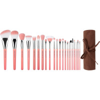 طقم فرش مكياج بينك بامبو ديلوكس من بديليوم تولز - 22 قطعة 