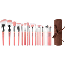 طقم فرش مكياج بينك بامبو ديلوكس من بديليوم تولز - 22 قطعة 