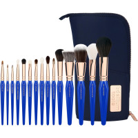 مجموعة فرش مكياج جولدن تريانجل كاملة من بدليام تولز- 15 قطعة 