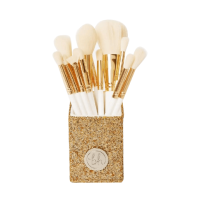 مجموعة فرش مكياج سنو بدي لايك يو من من بي اتش كوزماتيكس - 13 قطعة - أبيض