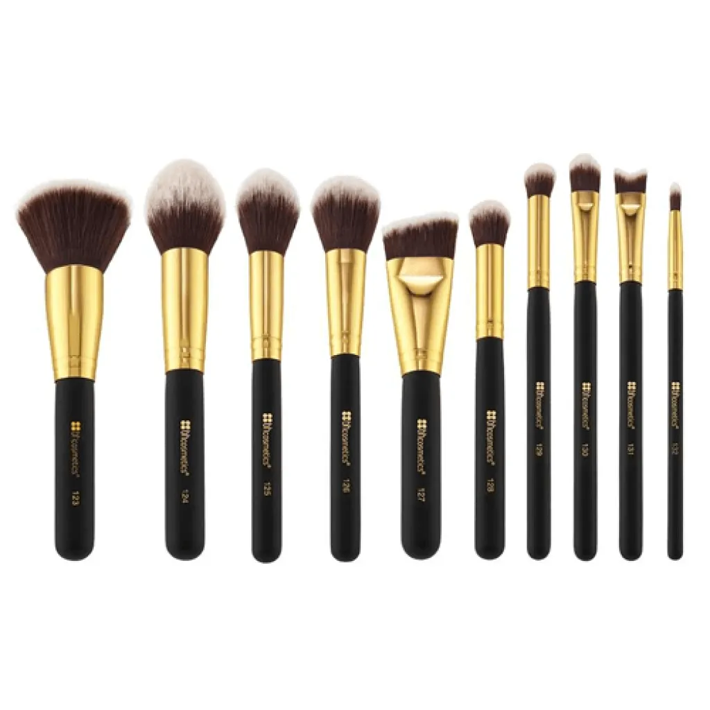 مجموعة فرش مكياج للنحت والدمج تو من بي اتش - 10 فرش