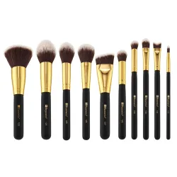 مجموعة فرش مكياج للنحت والدمج تو من بي اتش - 10 فرش