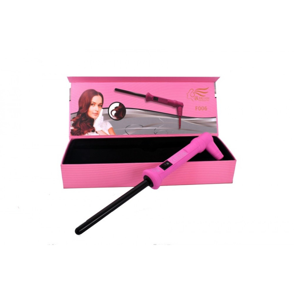 مكواة تجعيد الشعر من باركود F007 مقاس 19