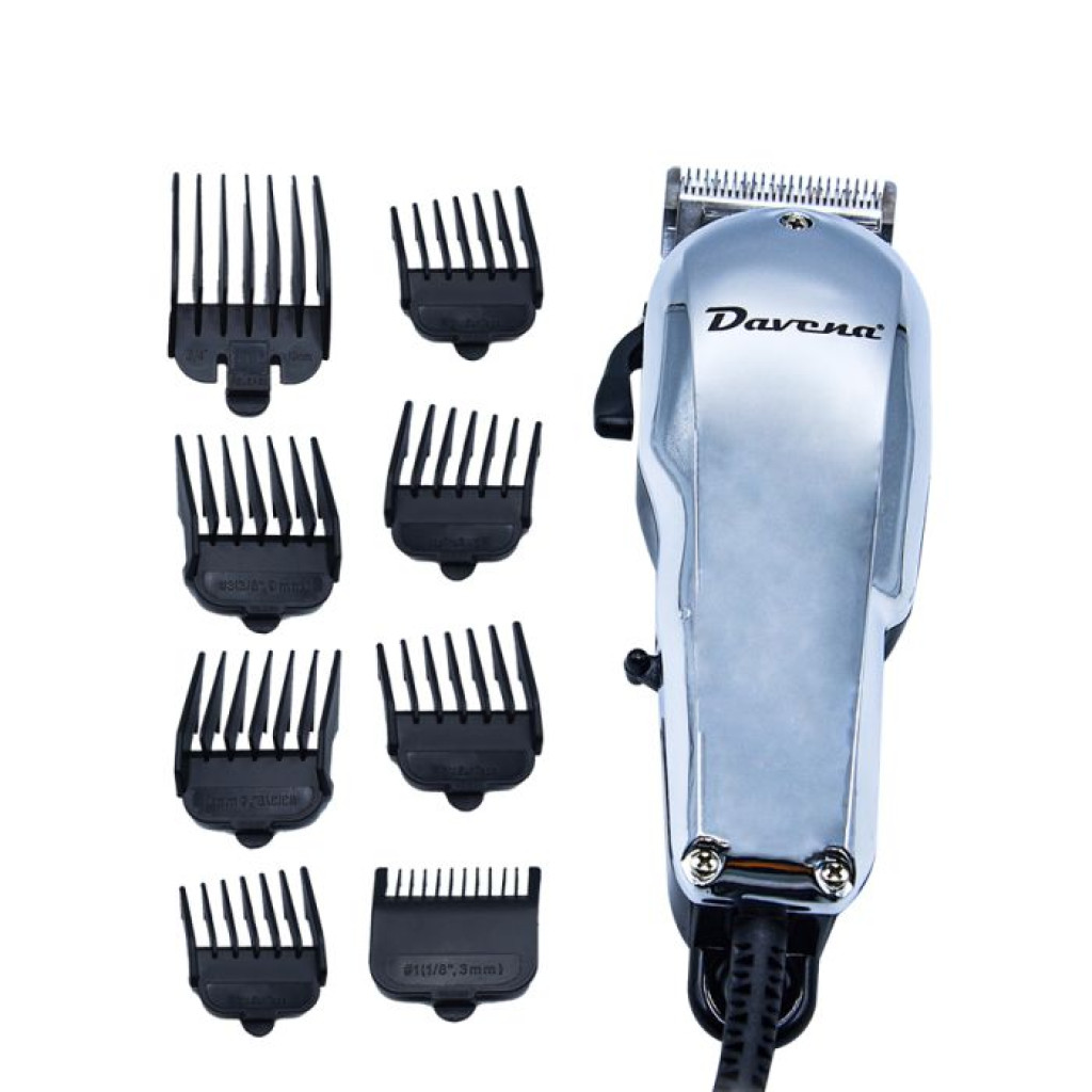 ماكينة حلاقة 8 قطع لون فضي DV359 من دافينا