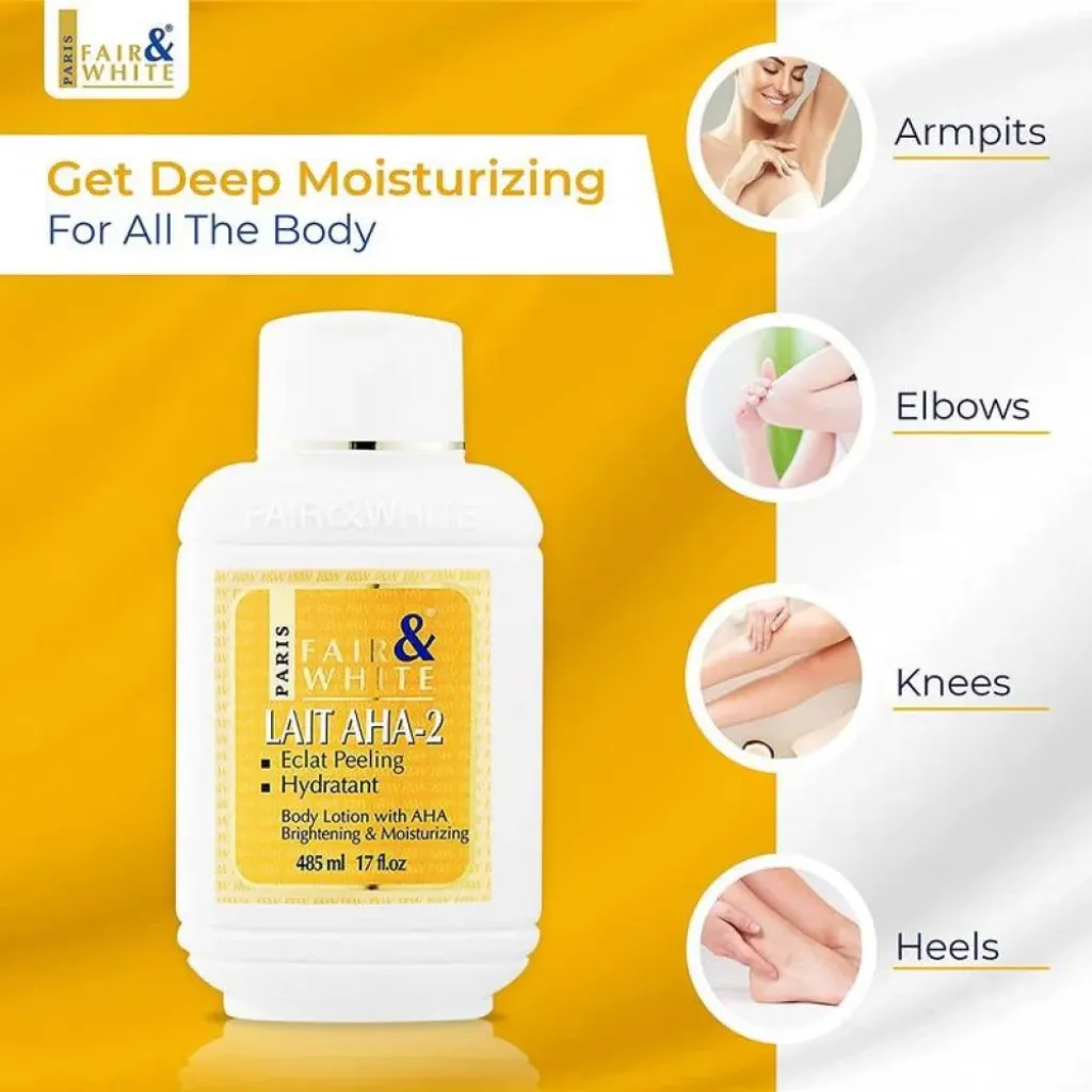 لوشن احماض الفواكة للتفتيح و الترطيب 485 مل - فير اند وايت