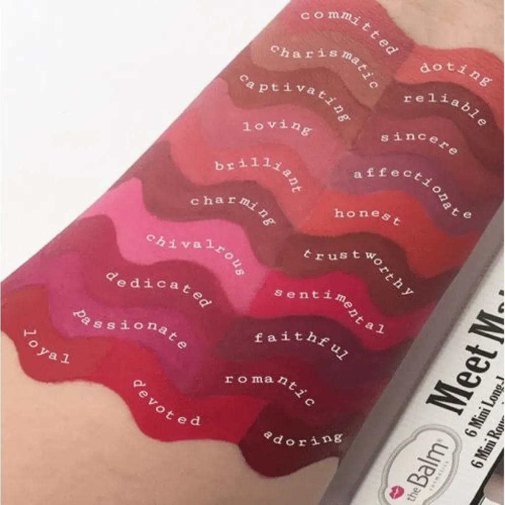 مجموعة احمر شفاه سائل ميت مات هيوز من ذا بالم 14