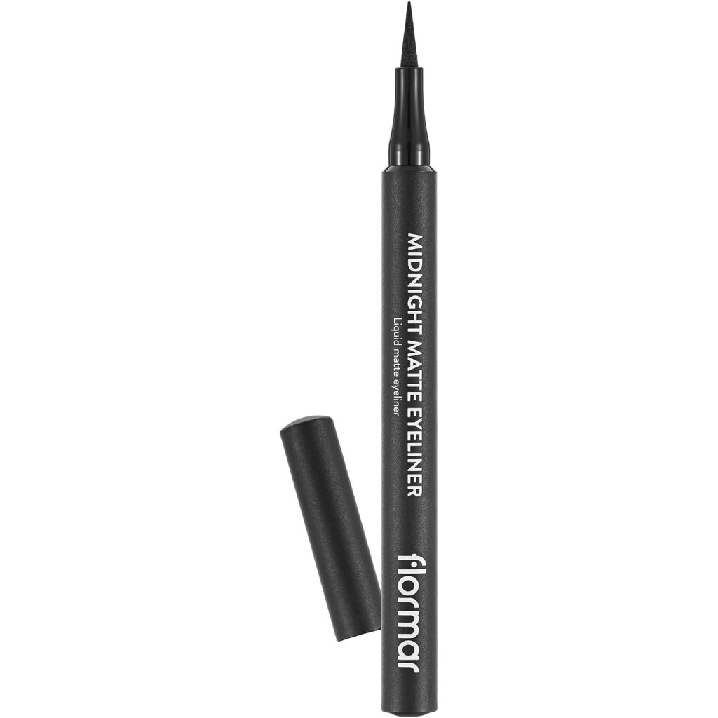 قلم تحديد عيون ميدنايت مات من فلورمار، لون اسود