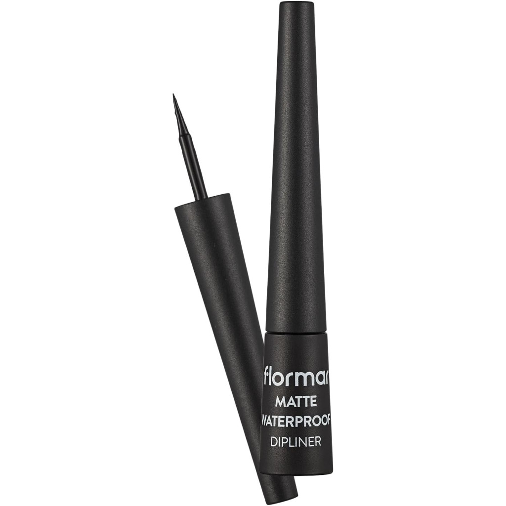 قلم تحديد العيون غير اللامع المقاوم للماء باللون الأسود