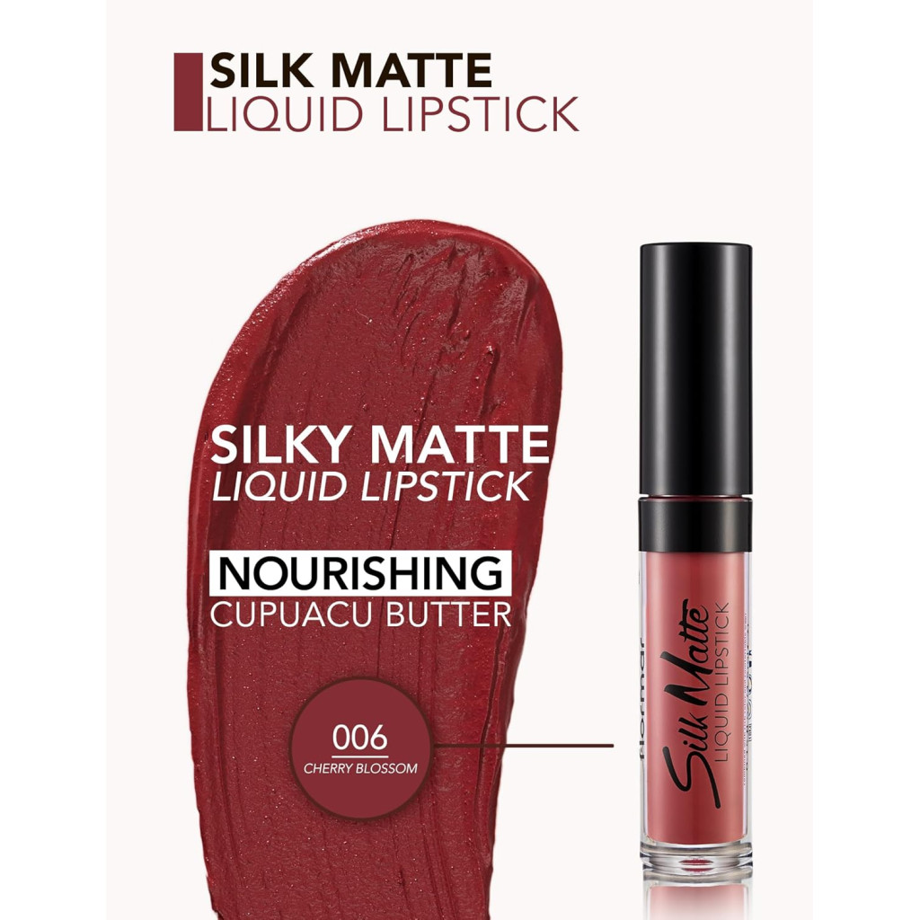 فلورمار احمر شفاه مطفي  سلكي مات- 006 شيري بلوسوم