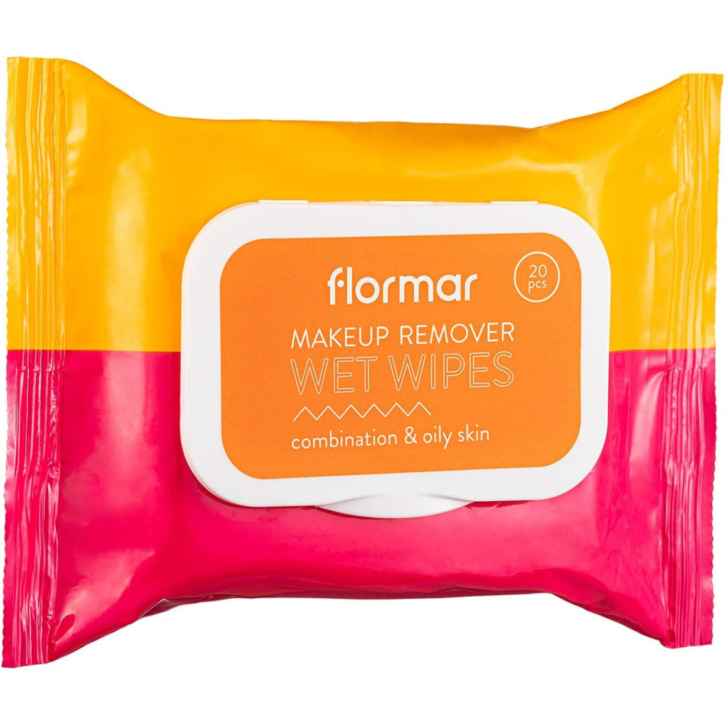 مناديل فلورمار المبللة لإزالة المكياج للبشرة المختلطة والدهنية