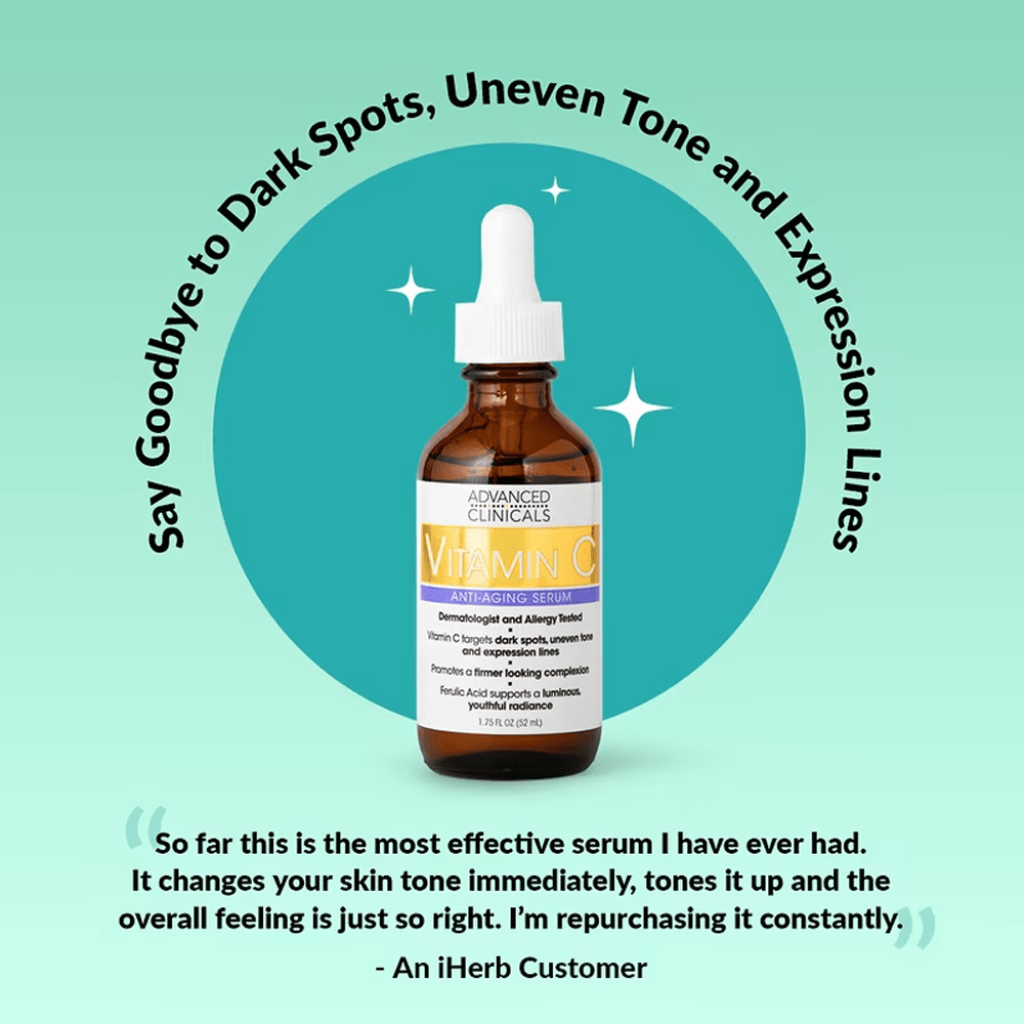 سيروم فيتامين سي مقاوم للشيخوخة من ادفانسد كلينكالز - 52مل