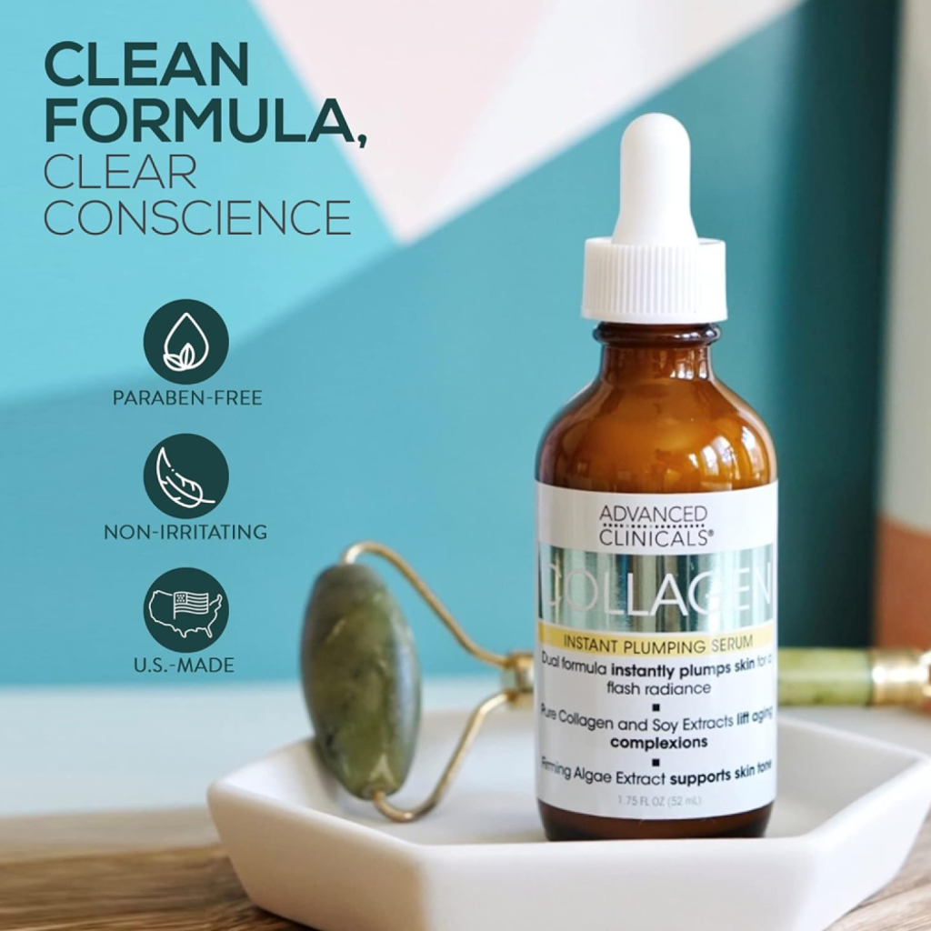 سيروم الكولاجين للامتلاء الفوري للبشرة من ادفانسد كلينيكالز - 52مل