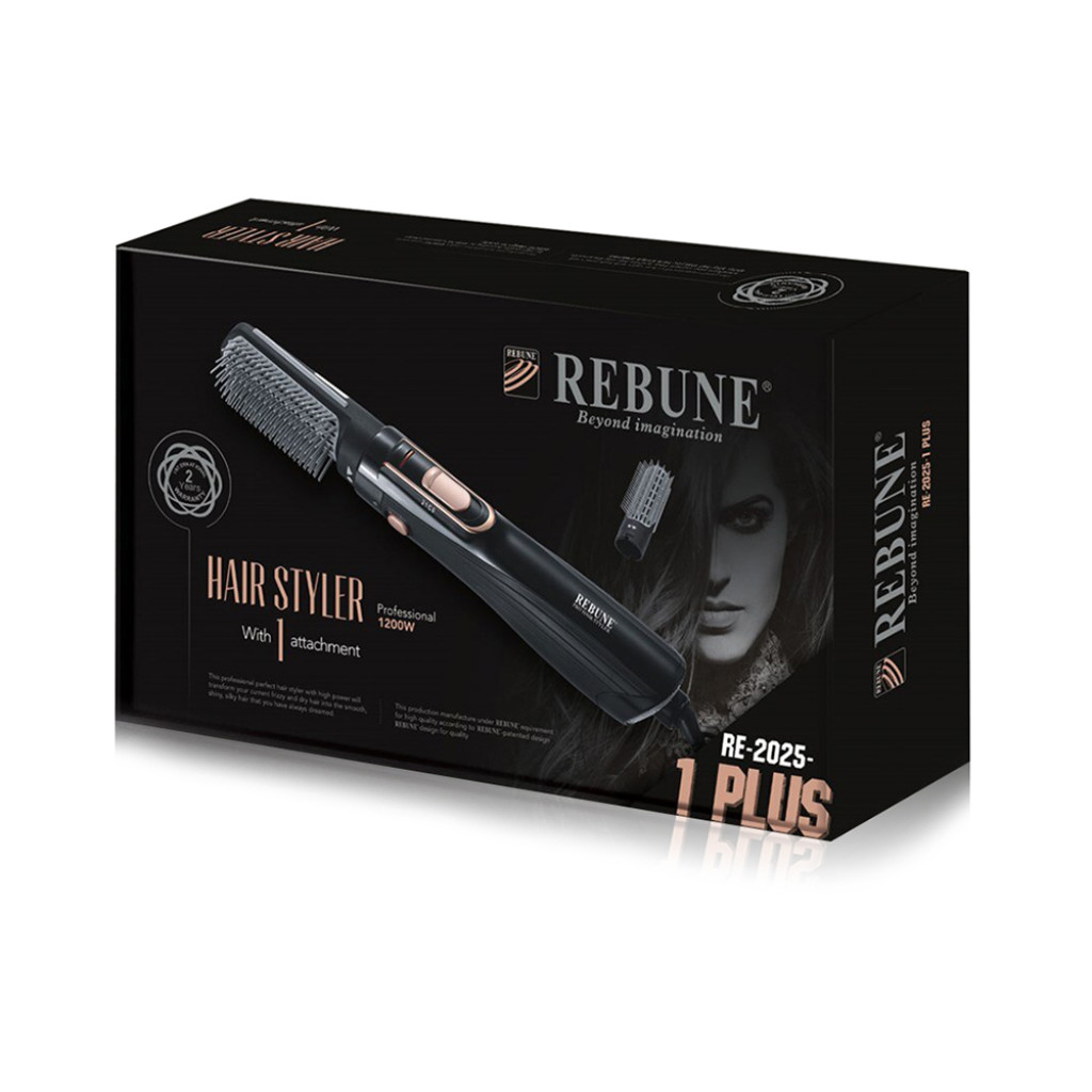 ريبون مصفف شعر إحترافي 1200 واط مع ملحق واحد - RE-2025-1 Plus