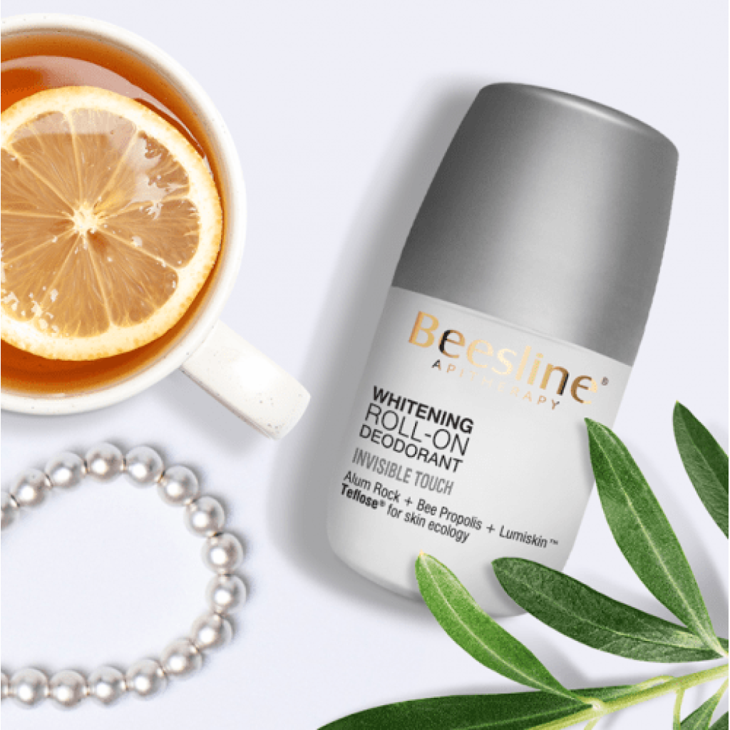 مزيل الرائحة رول اون لتفتيح البشرة من بيزلاين - لمسة خفية