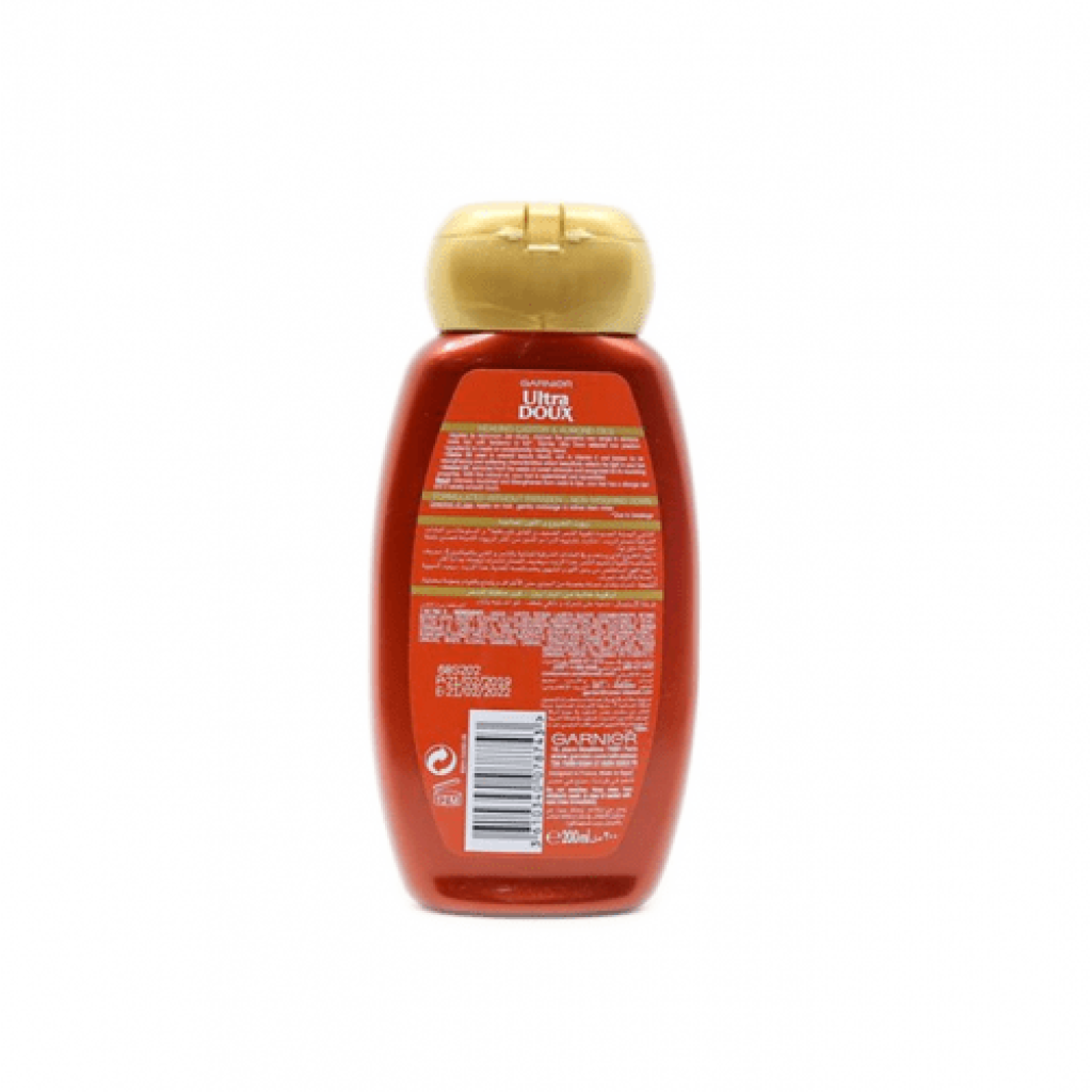 شامبو الترا دو حمام زيت بزيت الخروع واللوز المعالج من قارنييه - 200 مل