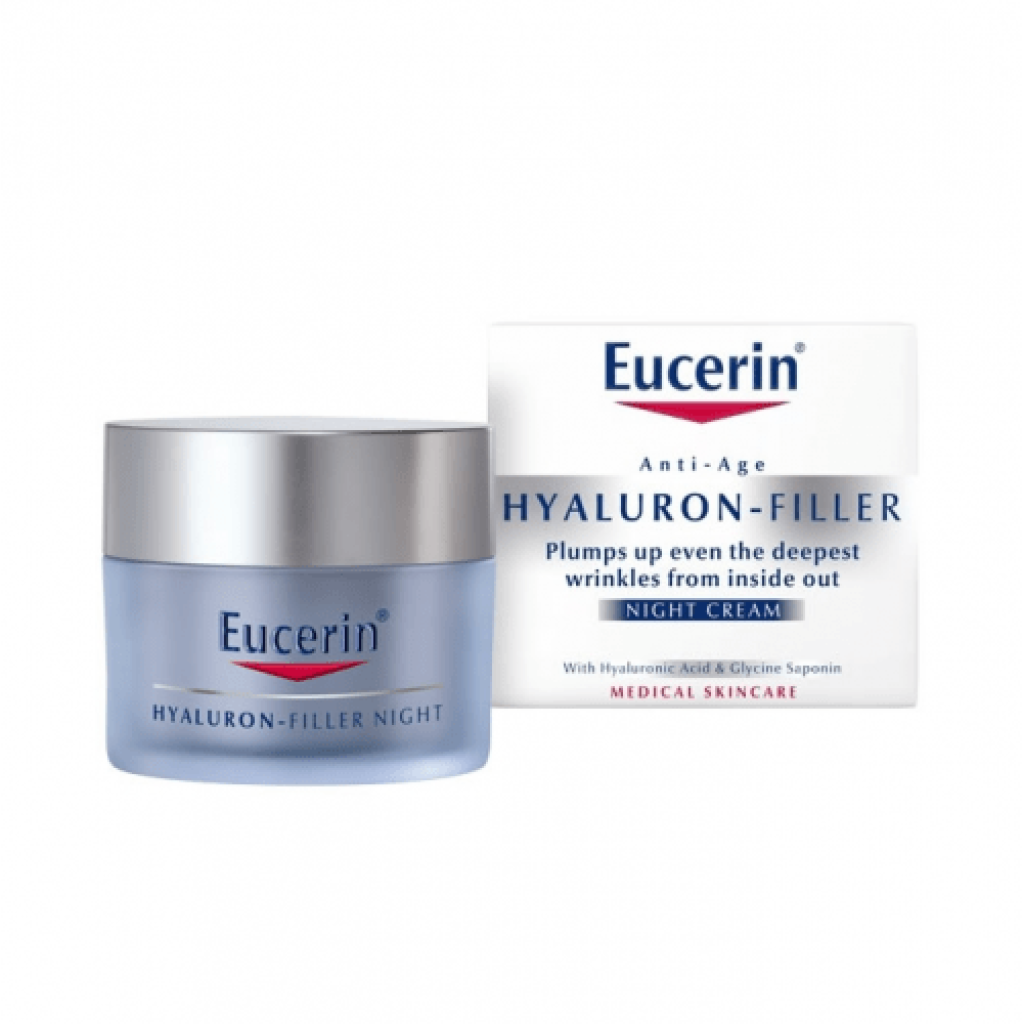 كريم هايالورونيك الليلي لعلاج التجاعيد من يوسرين - 50مل