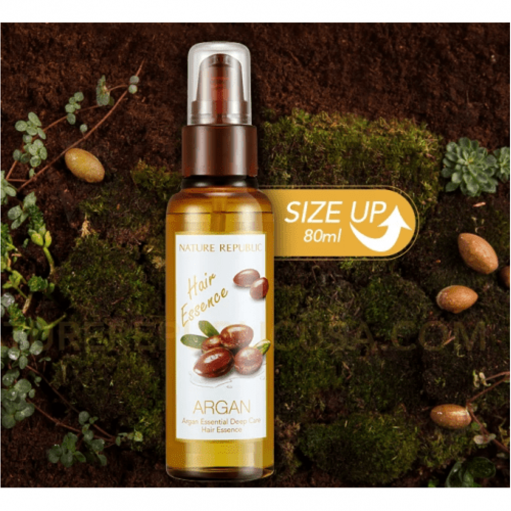 بخاخ زيت الارغان للعناية بالشعر من نيتشور ريببلك - 80مل