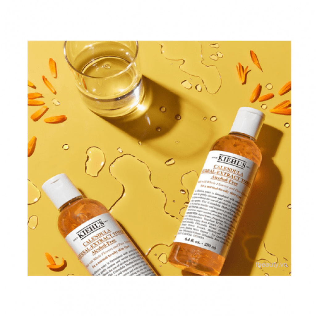 محلول تونر خلاصة اعشاب الكاليندولا الخالي من الكحول من كيلز - 250مل