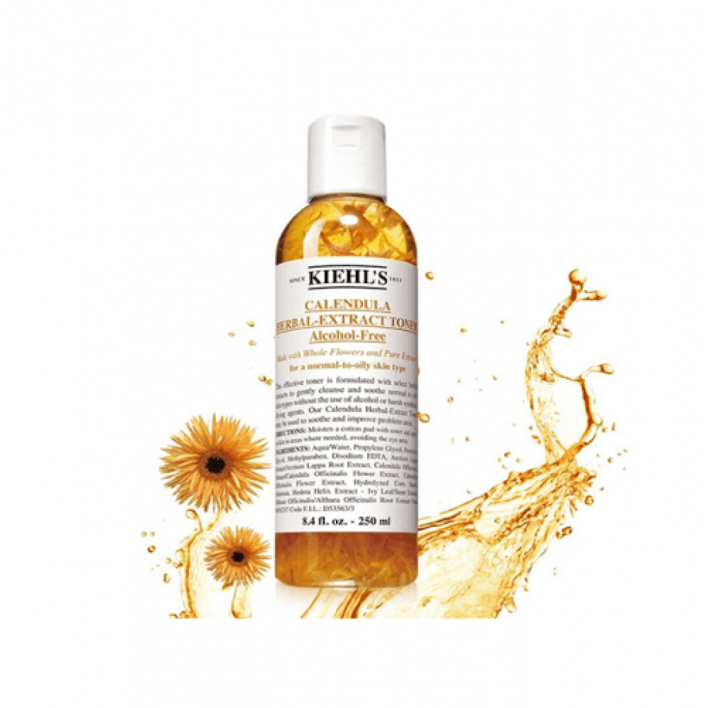 محلول تونر خلاصة اعشاب الكاليندولا الخالي من الكحول من كيلز - 250مل