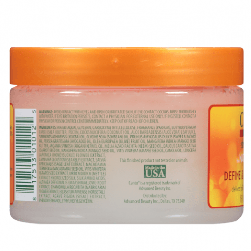 شيا بتر فور ناتشورال هير كاسترد لتحديد ولمعان الشعر من كانتو - 340جم