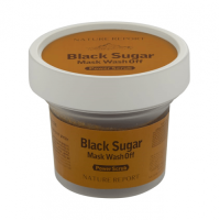 قناع الوجه بالسكر الأسود من ناتشر ريبورت - 100غ