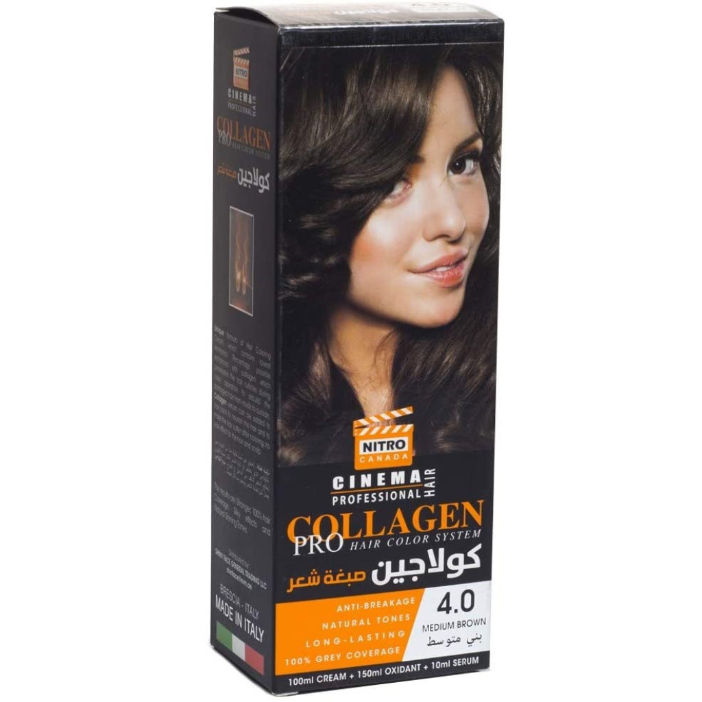 نيترو كندا كولاجين صبغة شعر بنى متوسط 4.0