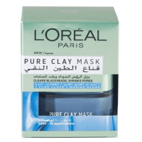 قناع الطين النقي ازالة الرؤوس السوداء وشد المسامات - لوريال