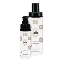 مجموعة مكونة من شامبو لاتيه بري وبروتين القهوة ومصل اللبن المعالج للشعر مع زيت المكاديميا وزبدة الشيا من كيرا هاوس