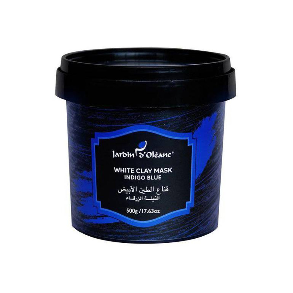 قناع الطين الأبيض بالنيلة الزرقاء جاردن 500جم