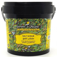 مقشر الملح بزبدة الكاريتي و الليمون من جاردن اوليان - 800 جم