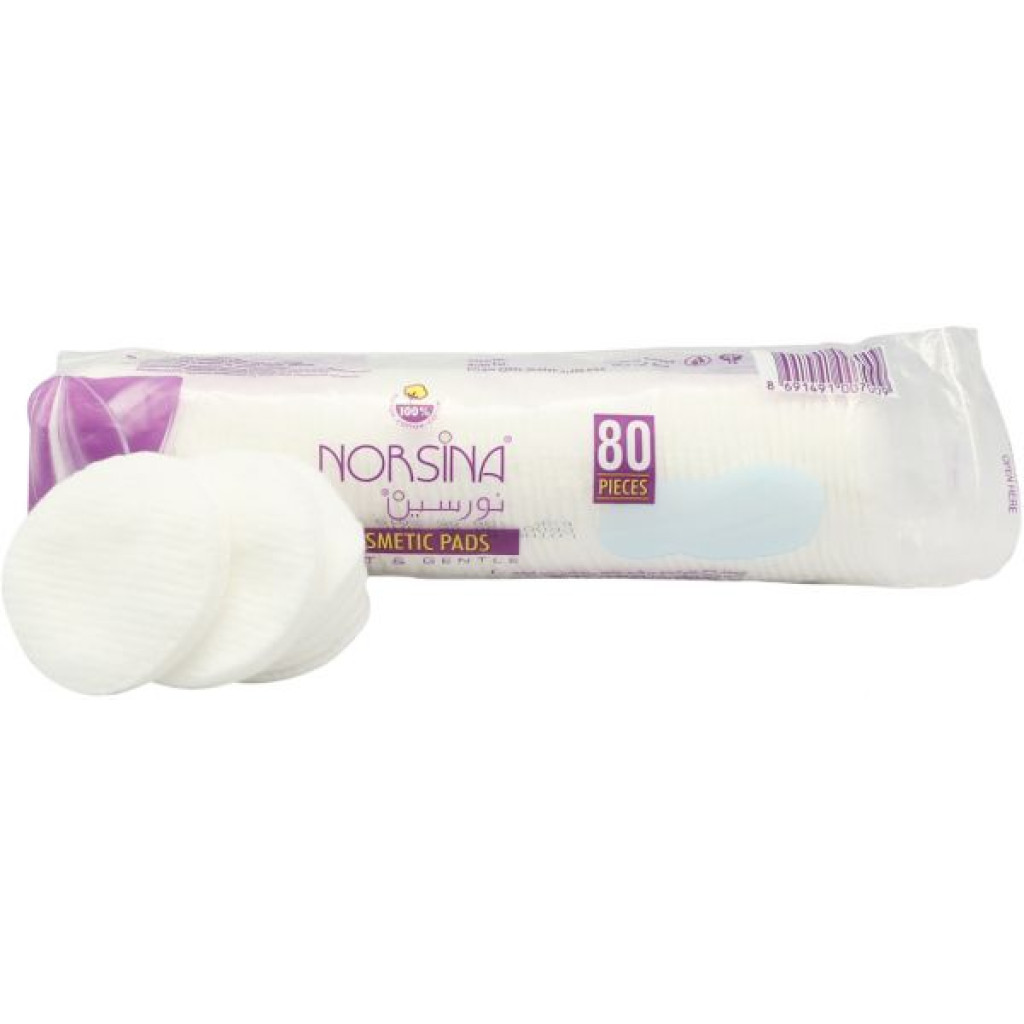 أقراص قطنية نقية من نورسين - 80 قرص