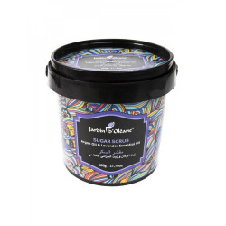 مقشر السكر بزيت الأرغان وزيت الخزامى الأساسي من جاردن اوليان - 600 جم