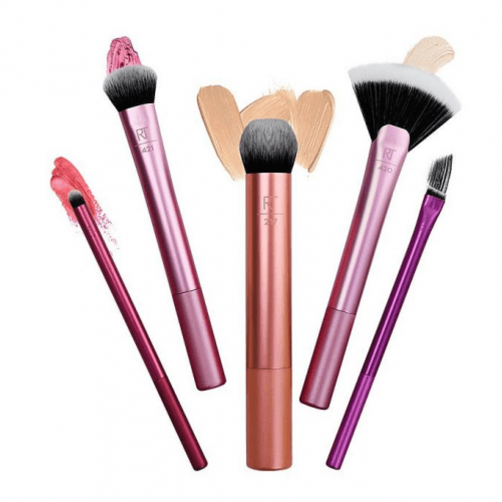 مجموعة فرش المكياج الاساسية من ريل تكنيك - 5 فرش