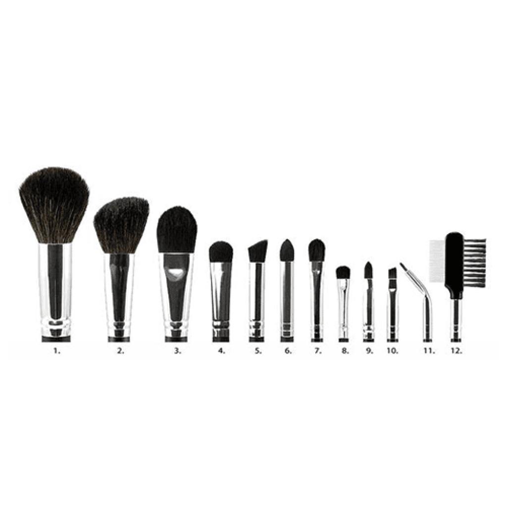 مجموعة فرش مكياج من كوستال سينس - 12 فرشاة