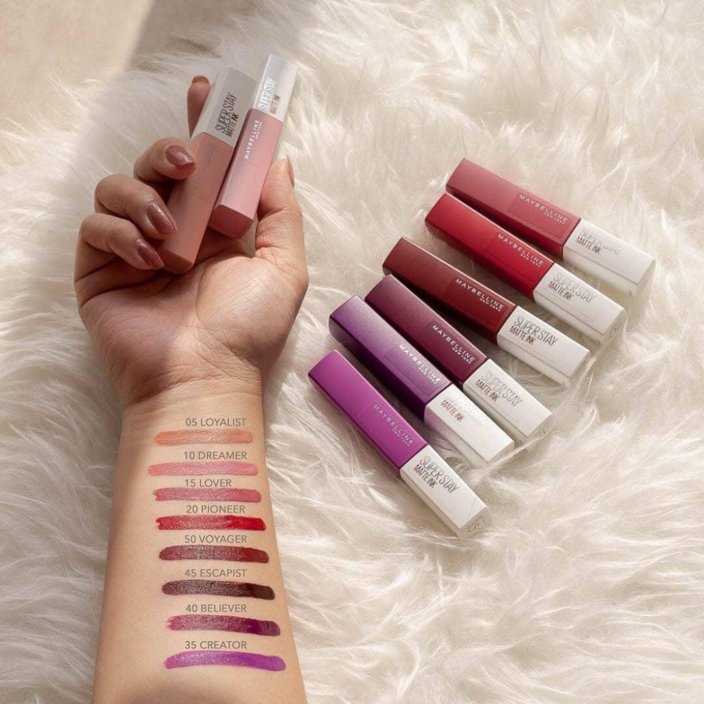 احمر شفاه ميبلين سوبر ستاي مات انك