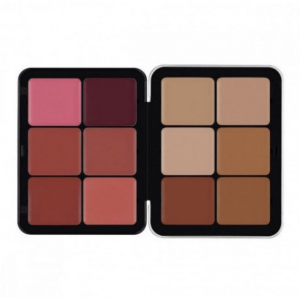 مجموعة الوجه HD احمر الخدود والشفايف والاساسات والكنتور (CB001)- ميك اوفر22