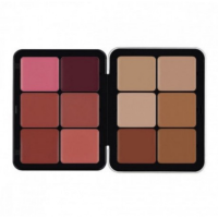 مجموعة الوجه HD احمر الخدود والشفايف والاساسات والكنتور (CB001)- ميك اوفر22